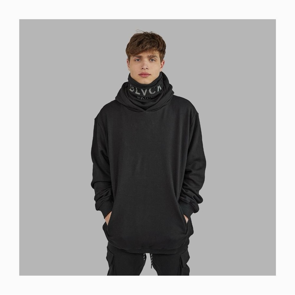 Blvck Paris Solid Hoodie in Large